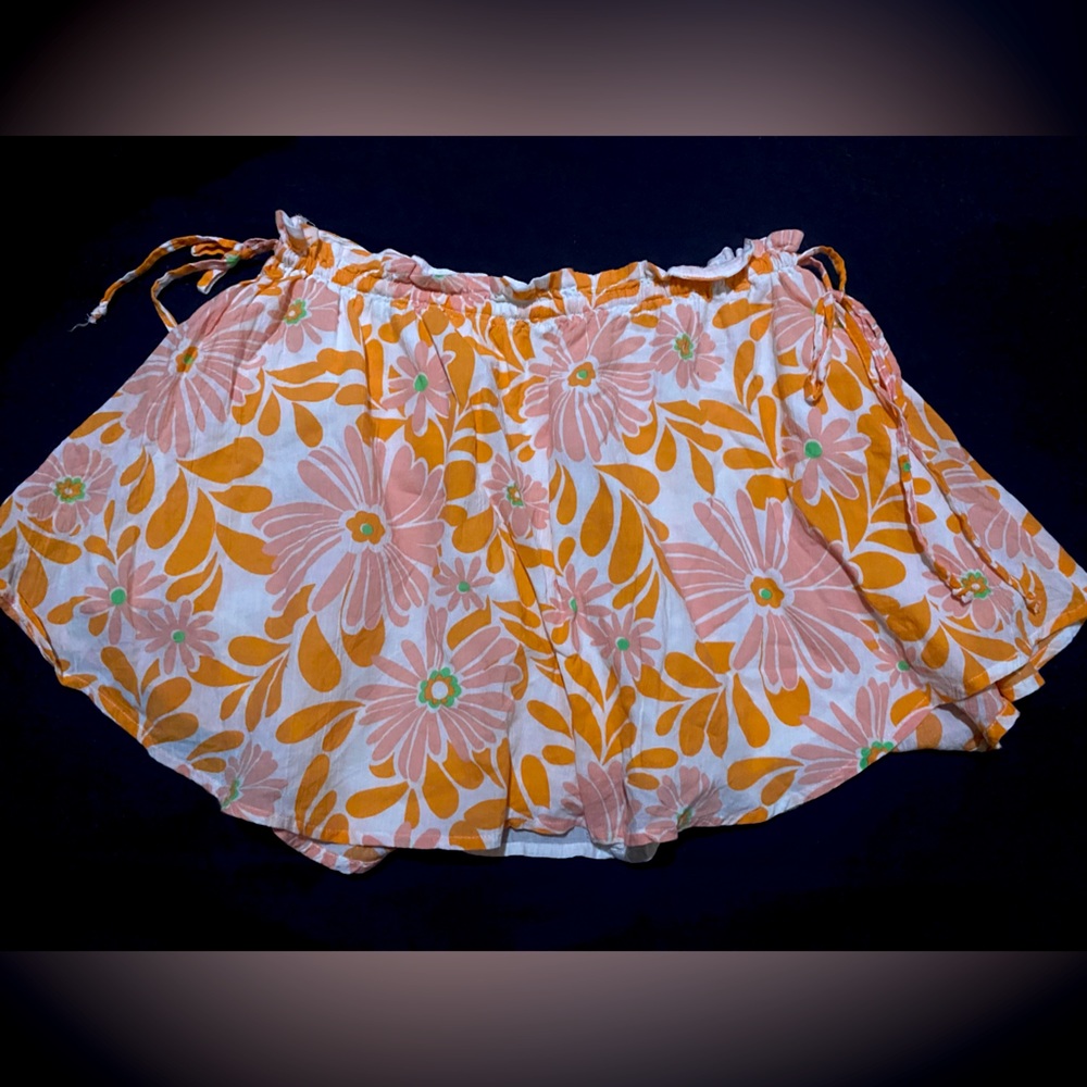 FLOWER PRINT AERIE SKIRT